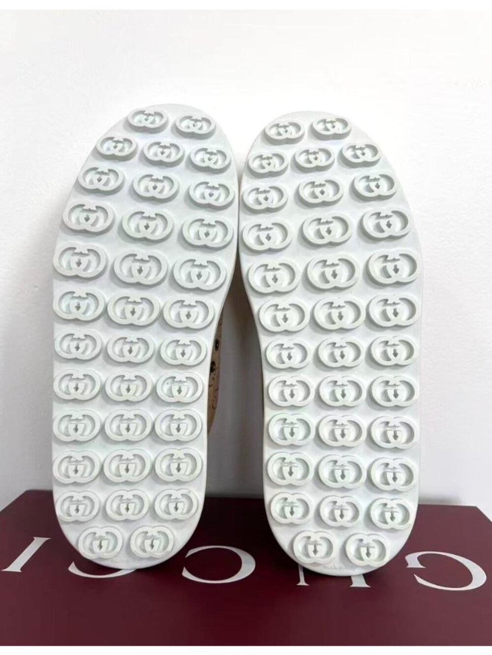 Gucci Women’s Tennis 1977 Trek GG Suede Platform Sneakers Buttersco EU40 796294 - Picture 7 of 14
